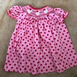 Smocked Santa Dress